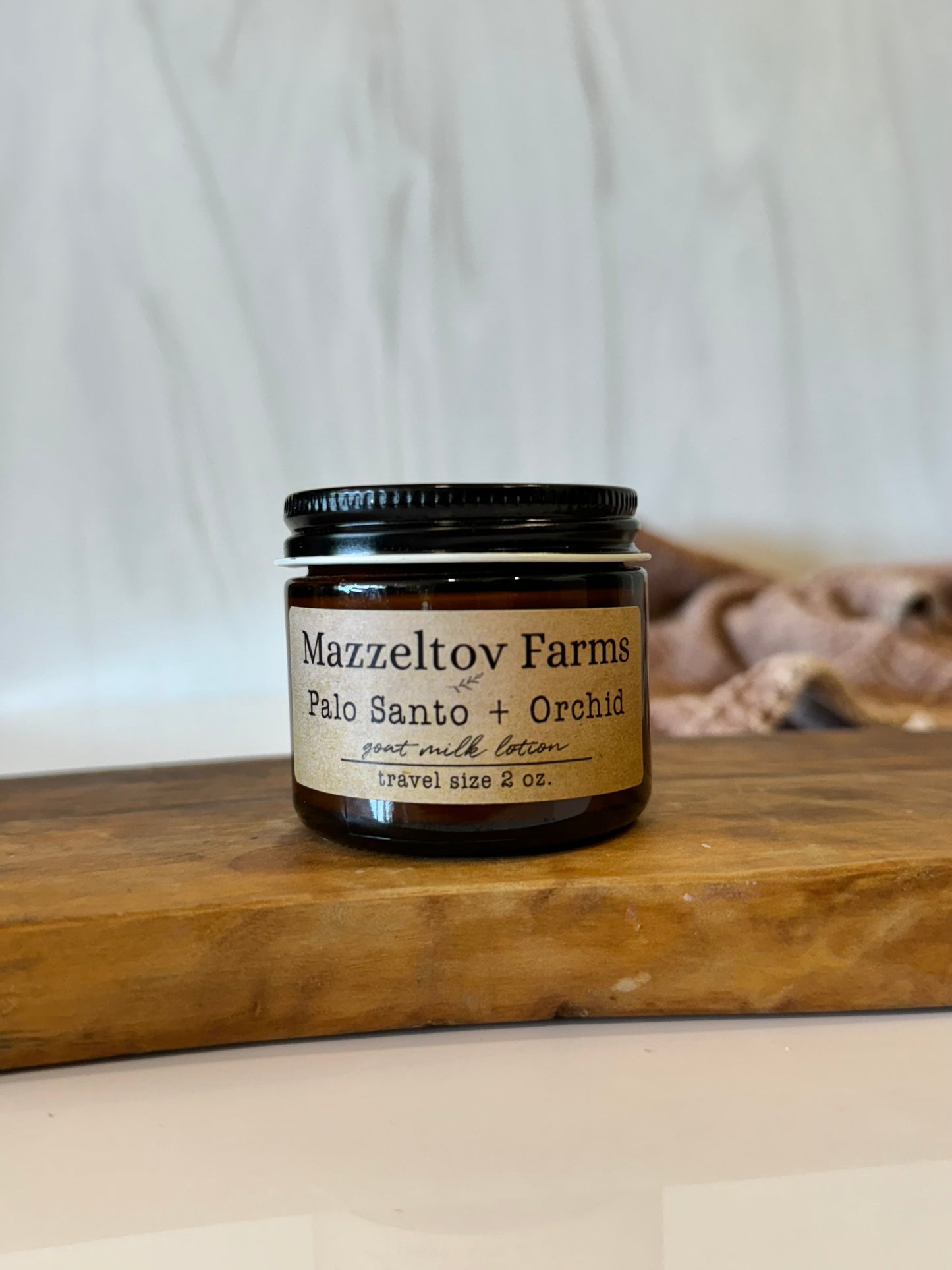 Palo Santo + Orchid - 2oz Travel Size Jar Lotion