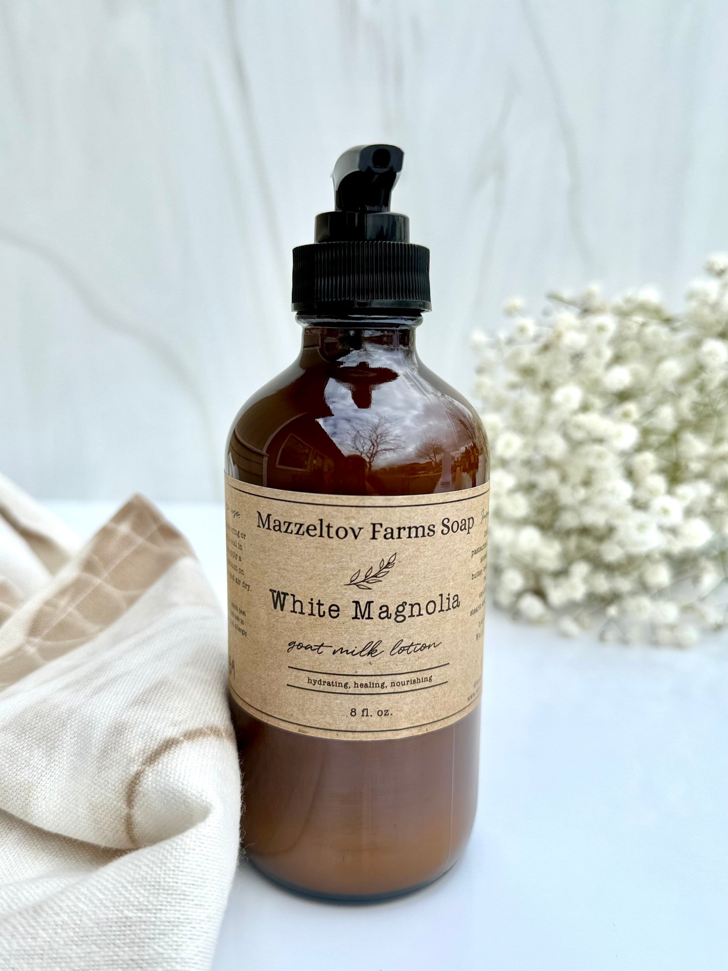 White Magnolia - 8oz Goat Milk Lotion