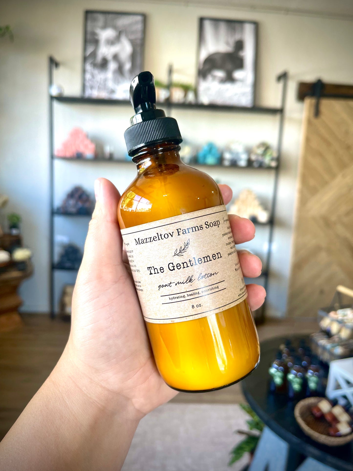 8oz The Gentlemen Goat Milk Lotion