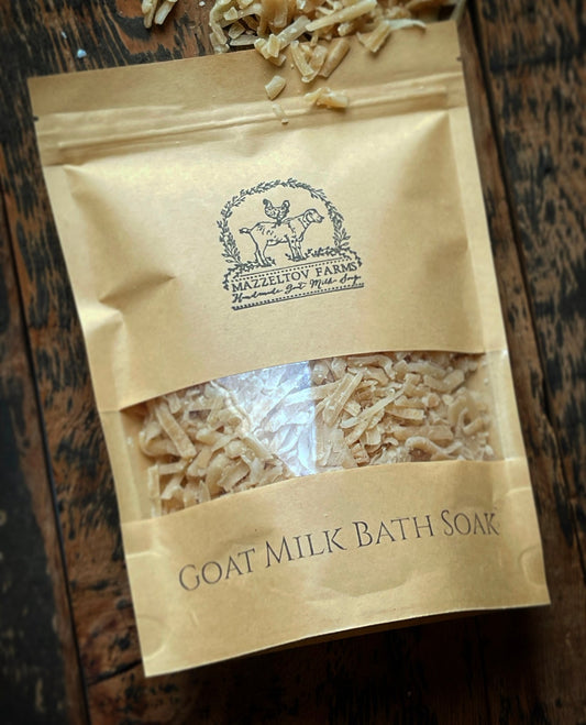 Pure Eucalyptus Goat Milk Bath Soak - Mazzeltov Farms Soap
