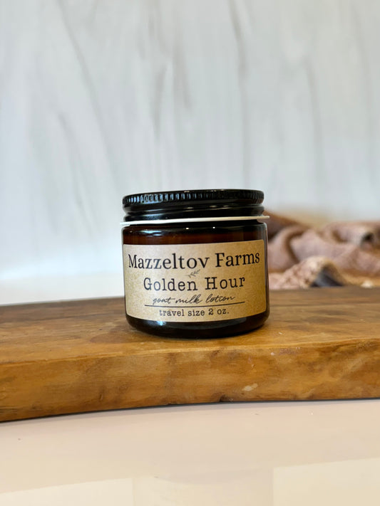 Golden Hour - 2oz Travel Size Jar Lotion