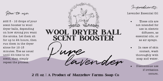 Pure Lavender - Dryer Ball Scent Booster