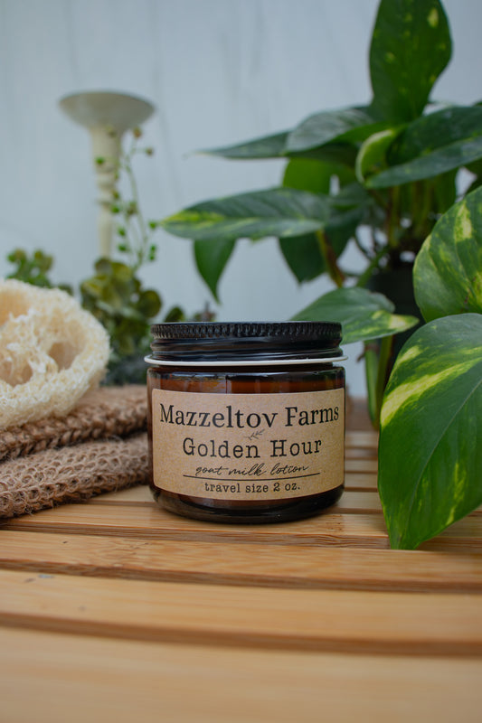 Golden Hour - 2oz Travel Size Jar Lotion