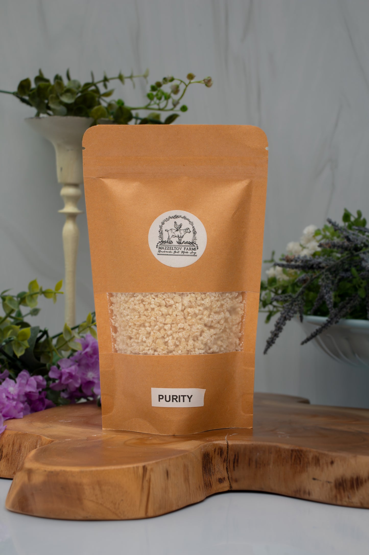 Purity unscented goat milk laundry soap 6oz sample bag