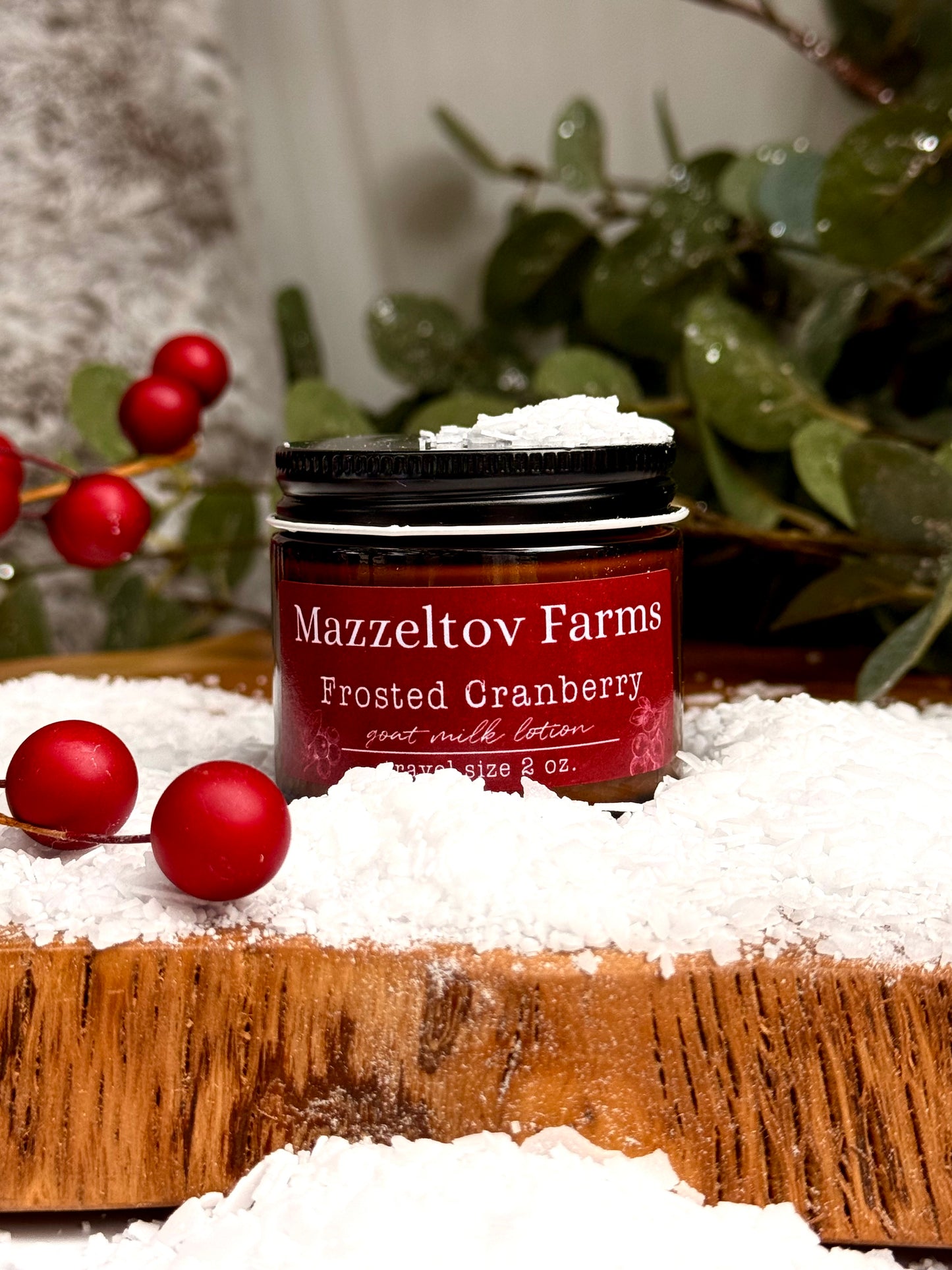 Frosted Cranberry - 2oz Travel Size Jar Lotion