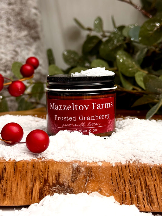 Frosted Cranberry - 2oz Travel Size Jar Lotion