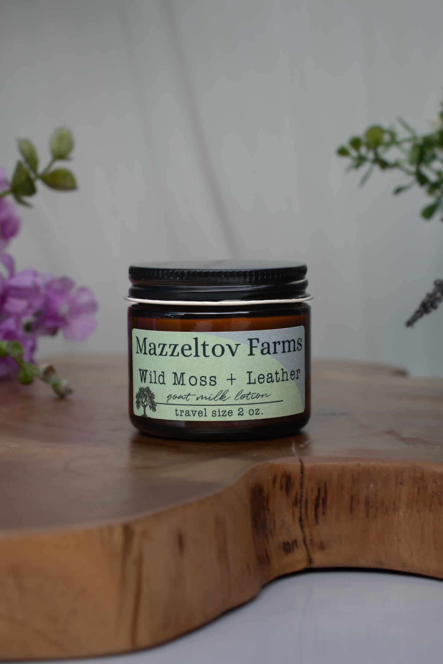 Wild Moss + Leather - 2oz Jar Goat Milk Lotion