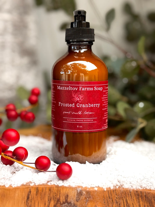 Frosted Cranberry - 8oz Goat Milk Lotion