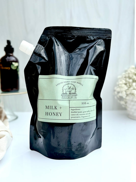 Milk + Honey - Liquid Hand Soap 32oz Refill Bag