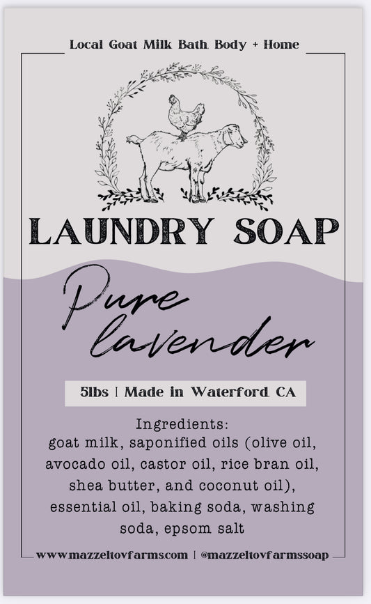 5lb Pure Lavender - Laundry Soap