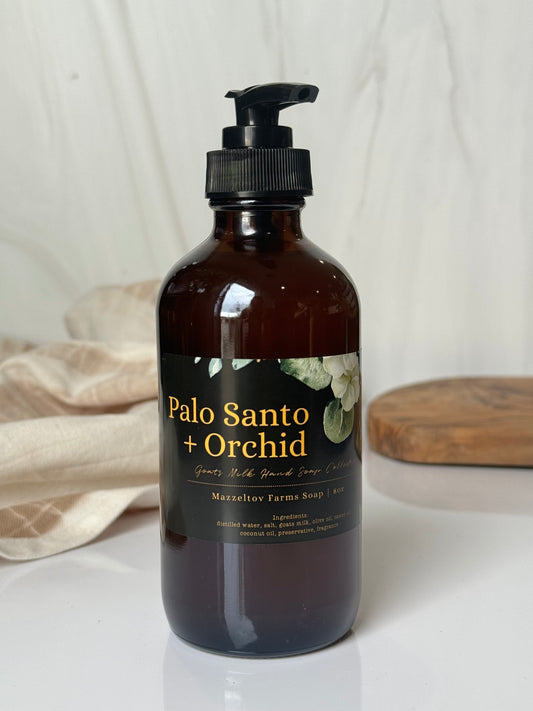 Palo Santo + Orchid - 8oz Liquid Hand Soap