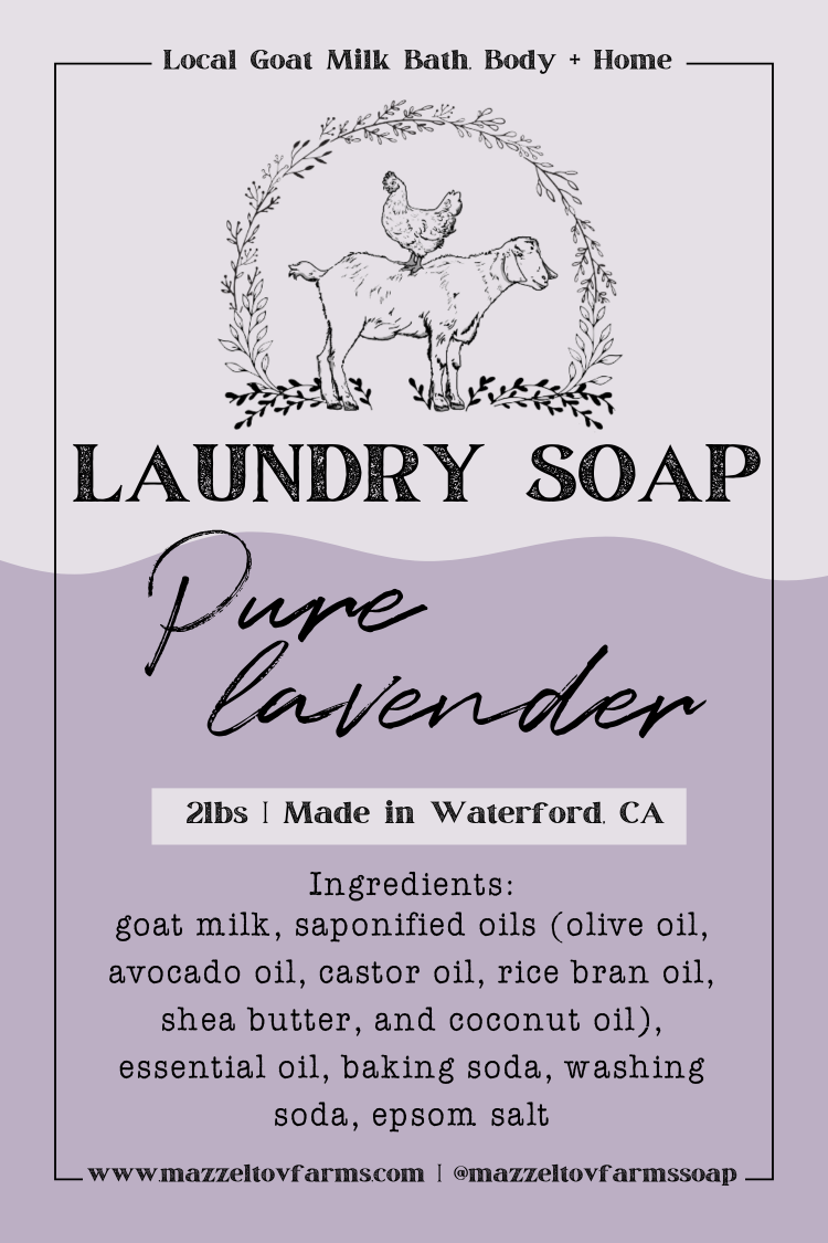 2lb Pure Lavender - Laundry Soap