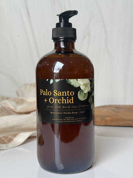 Palo Santo + Orchid - 16oz Liquid Hand Soap