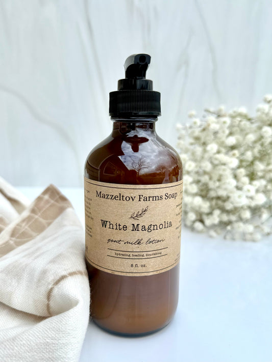 White Magnolia - 8oz Goat Milk Lotion