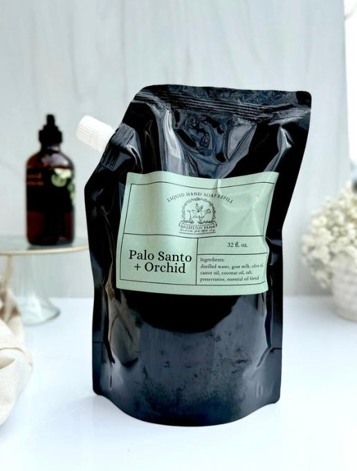 Palo Santo + Orchid - Liquid Hand Soap 32oz Refill Bag