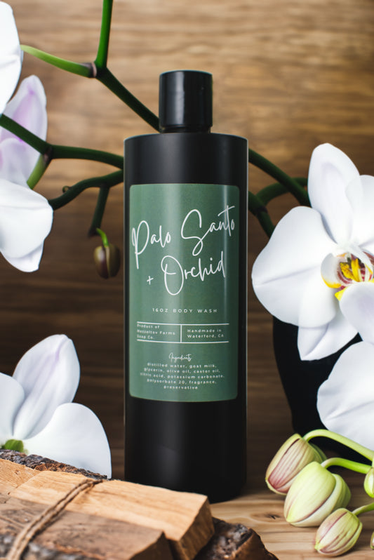Palo Santo + Orchid - 16oz Goat Milk Body Wash