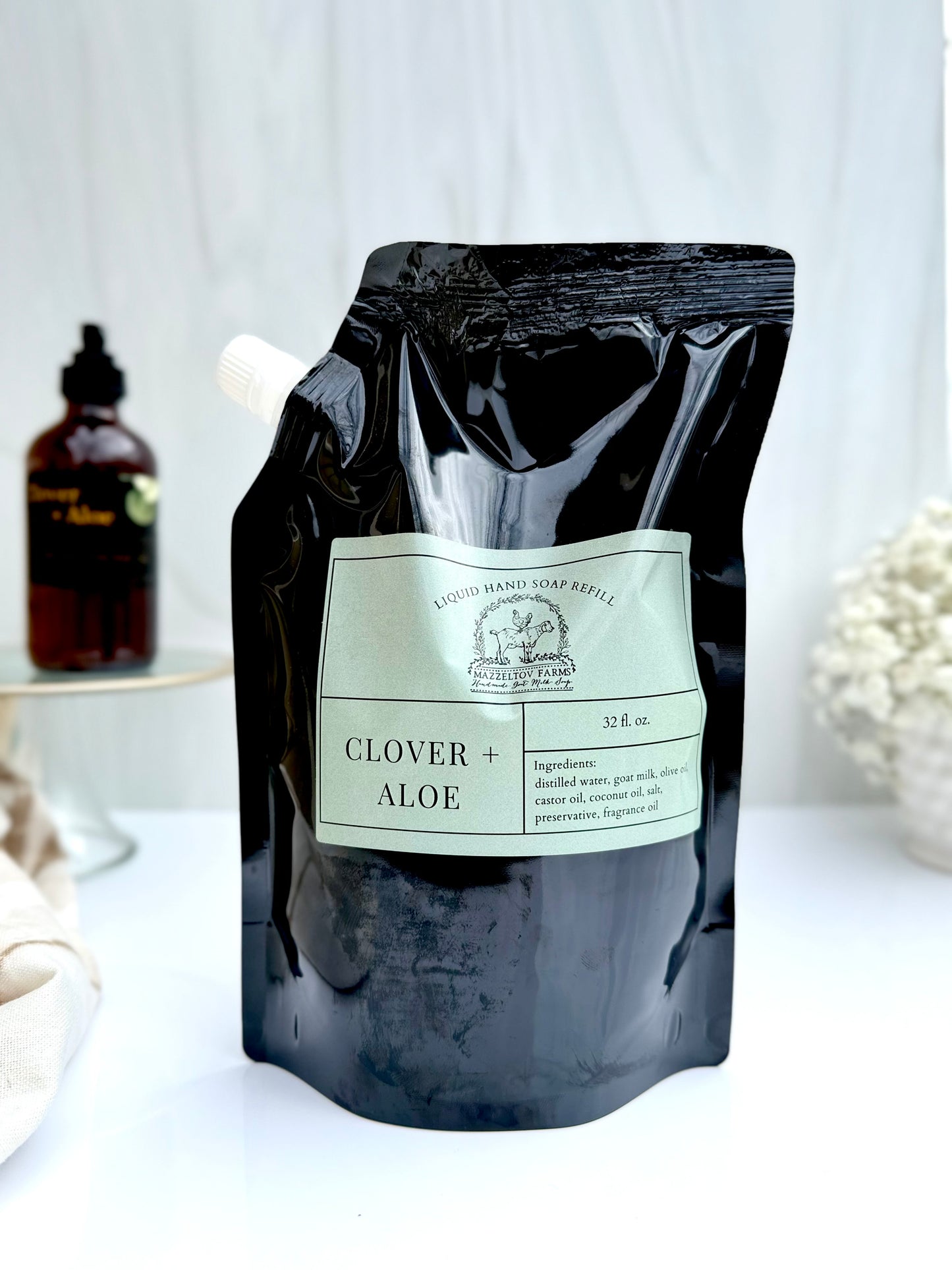 Clover + Aloe - Liquid Hand Soap 32oz Refill Bag