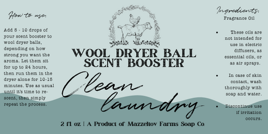 Clean Laundry - Dryer Ball Scent Booster