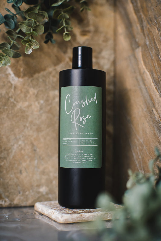 Crushed Rose 16oz Goat Milk Body Wash