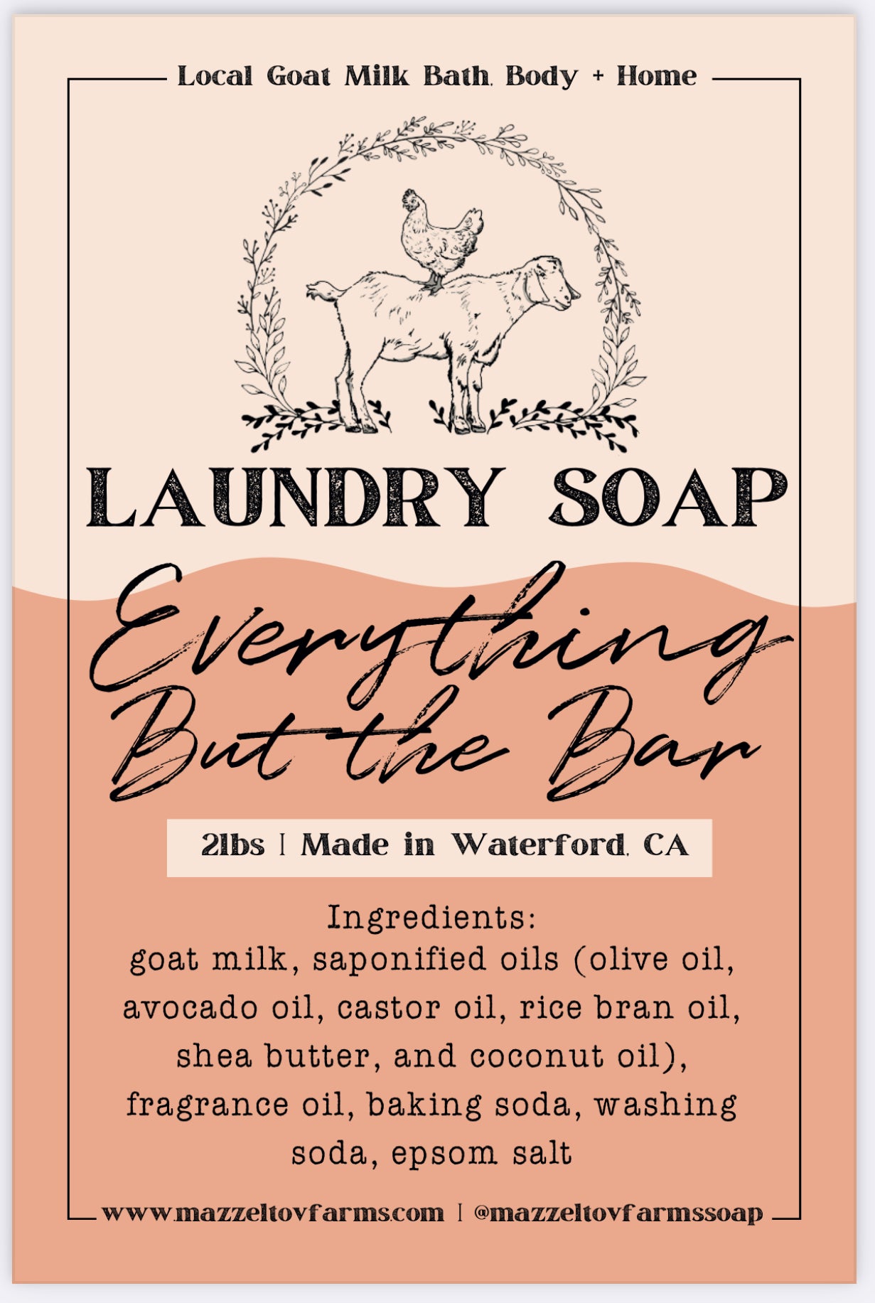 2lb Everything but the Bar - Laundry Soap