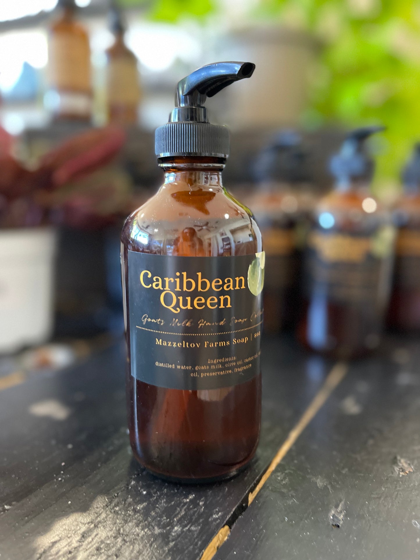 Caribbean Queen Liquid Hand Soap Mazzeltov Farms Soap