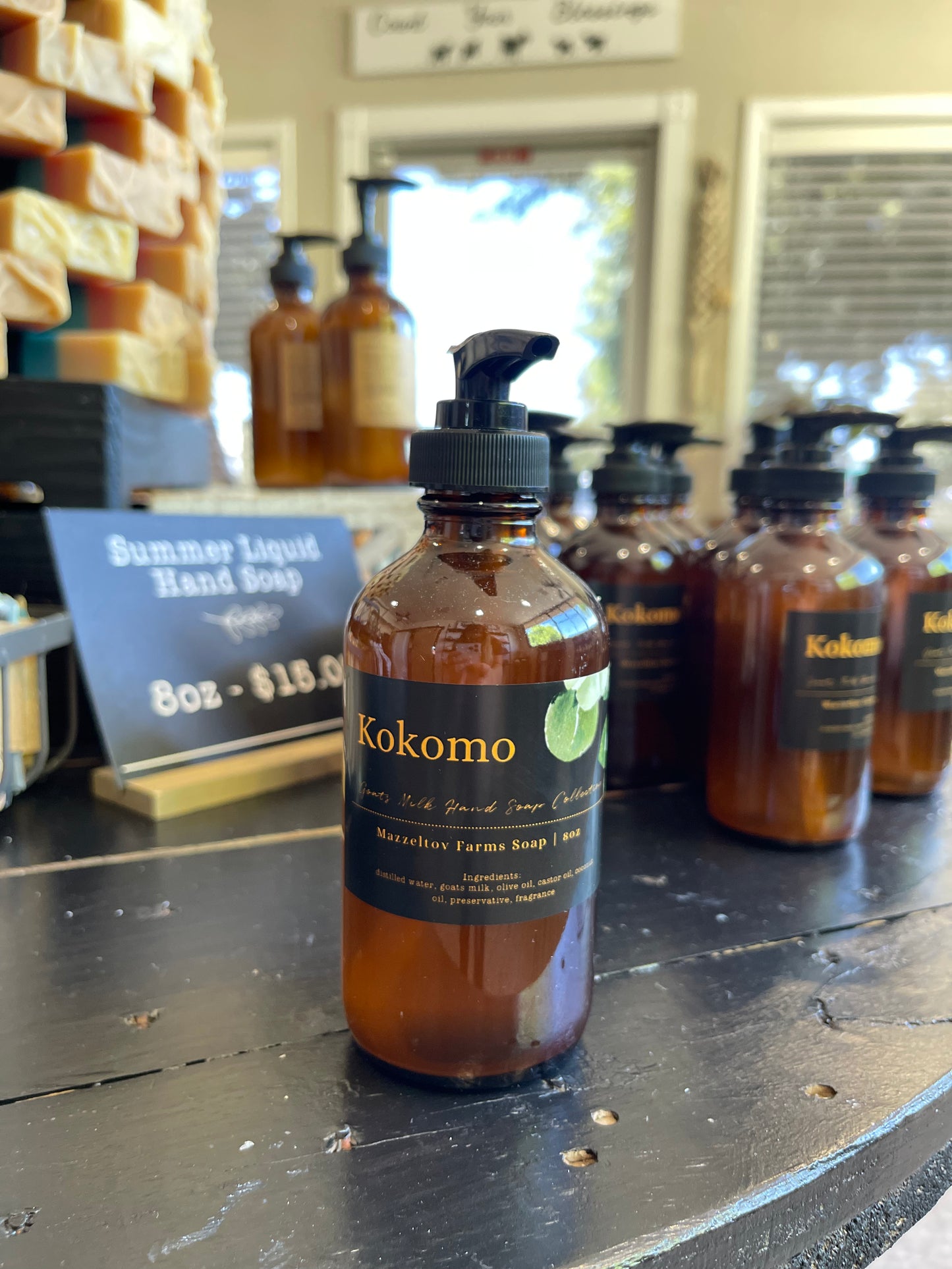 Kokomo Liquid Hand Soap Mazzeltov Farms Soap