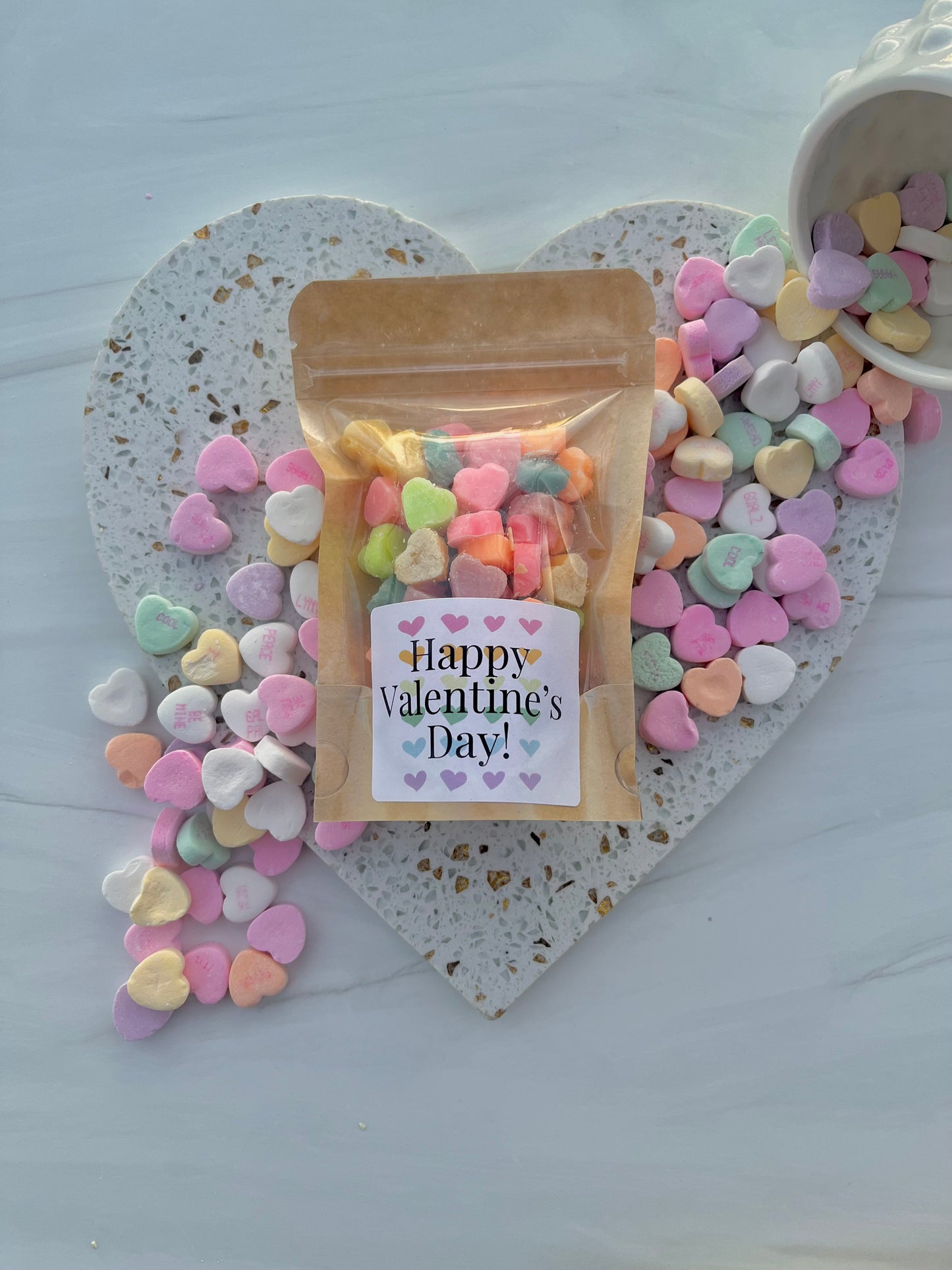 Mini Conversation Heart Soap - Valentine's Day