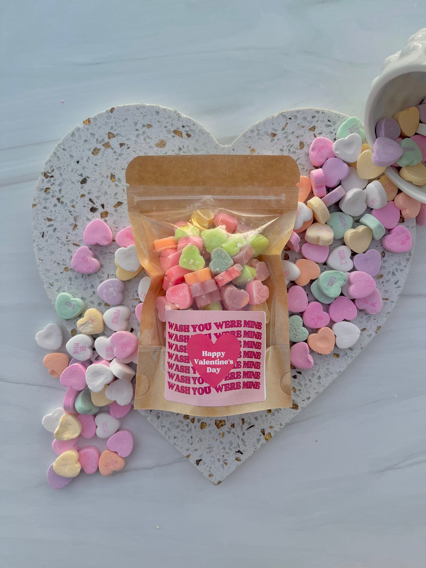 Mini Conversation Heart Soap - Valentine's Day