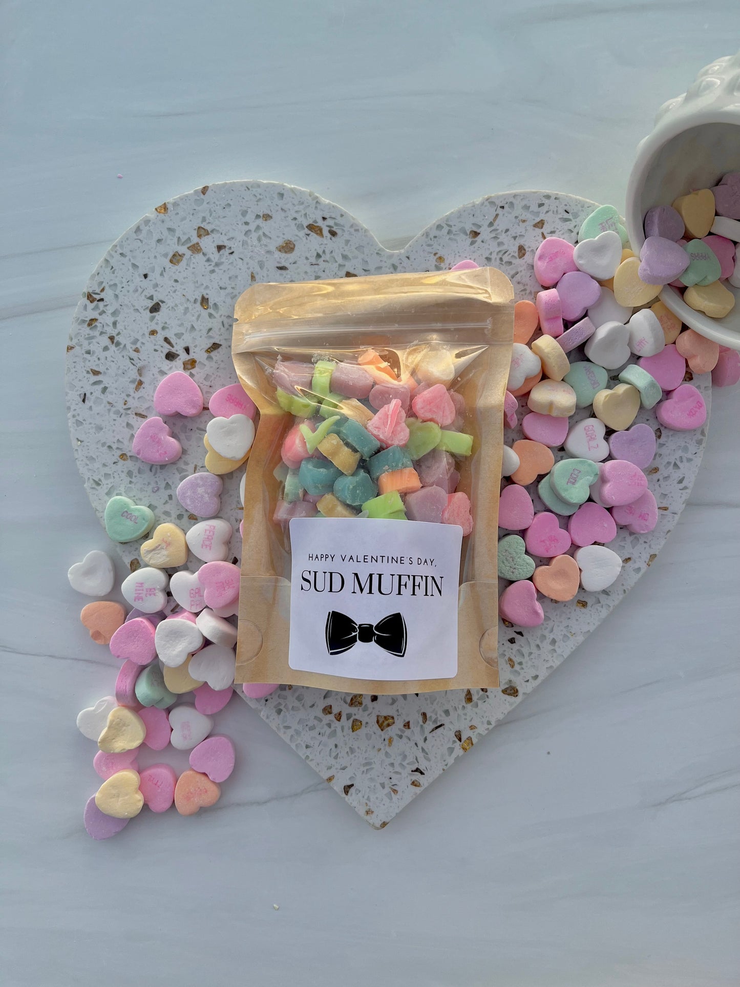 Mini Conversation Heart Soap - Valentine's Day