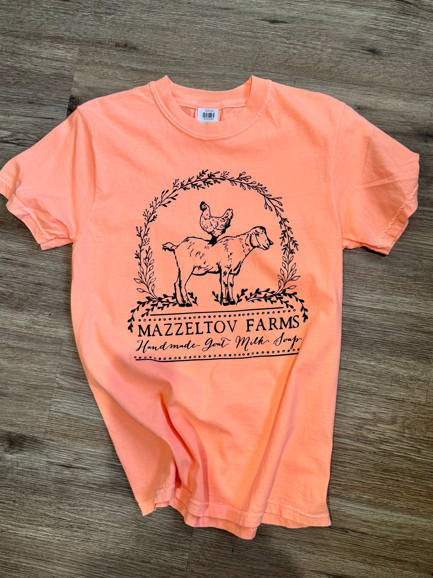 Mazzeltov Farms T-Shirts - Front LOGO