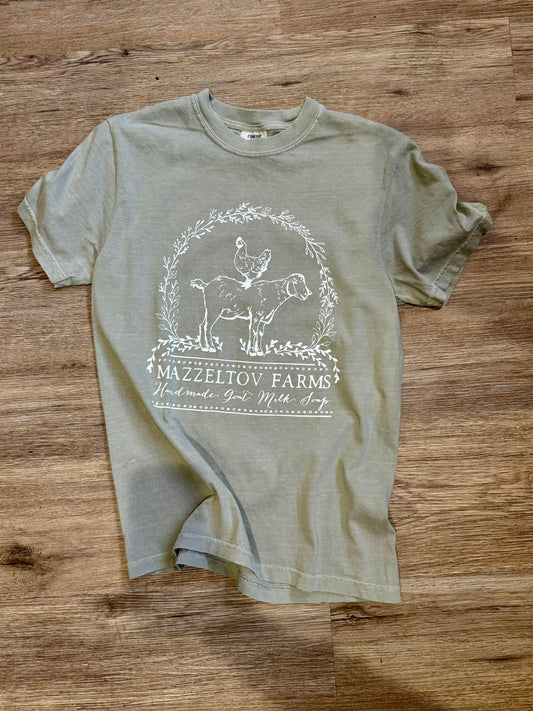 Mazzeltov Farms T-Shirts - Front LOGO