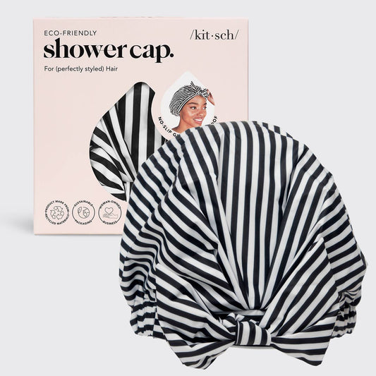 Luxury Shower Cap - Stripes