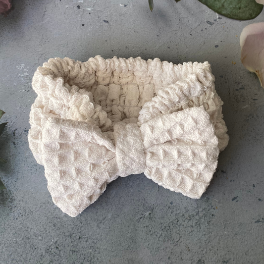 Makeup Waffle-wave Headband for Washing Face Spa Headband