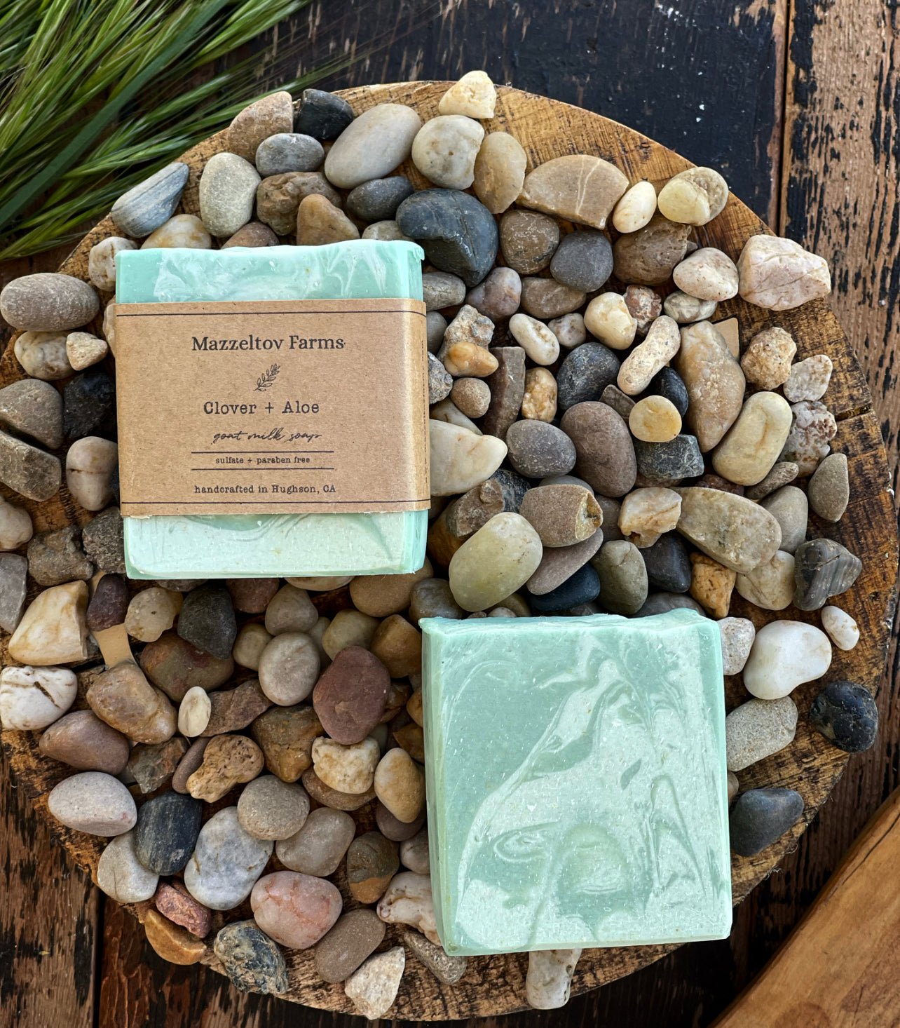 Clover + Aloe Goat Milk Soap - Mazzeltov Farms Soap