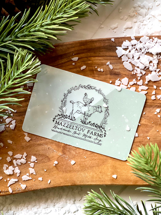 Mazzeltov Farms Gift Card - Physical Gift Card