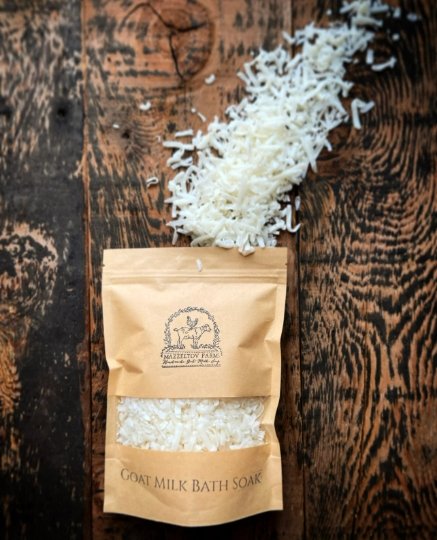 Purity (unscented) Goat Milk Bath Soak - Mazzeltov Farms Soap